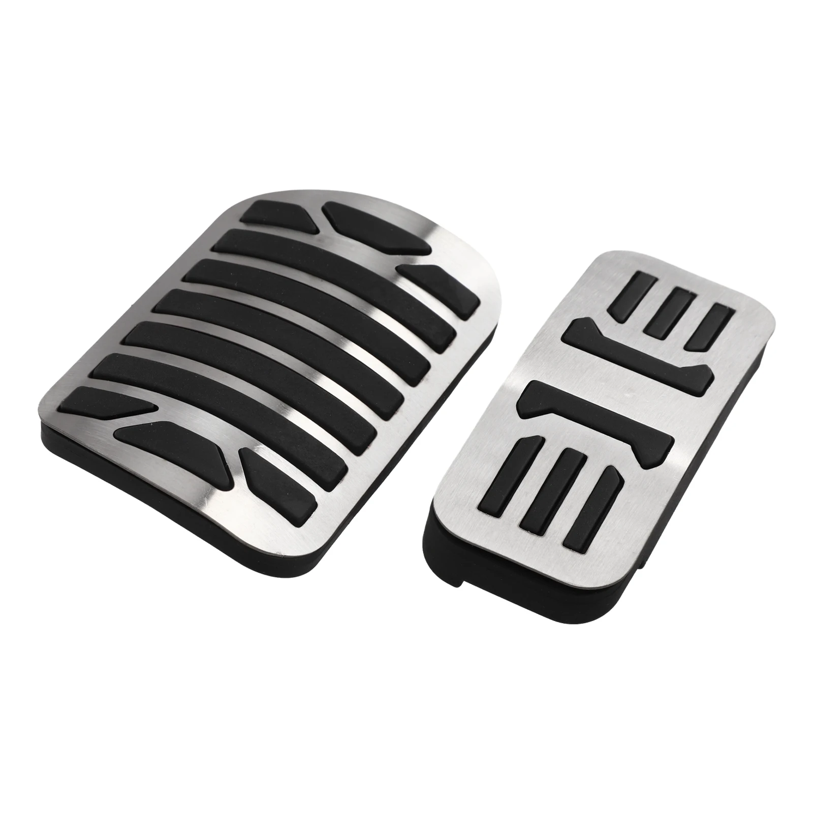 Cubiertas de Pedales de Acero Inoxidable para Mejorar el Interior del Automóvil, Pedales Antideslizantes, Experiencia de Conducción Mejorada, Cubiertas de Pedales Resistentes al Desgaste
