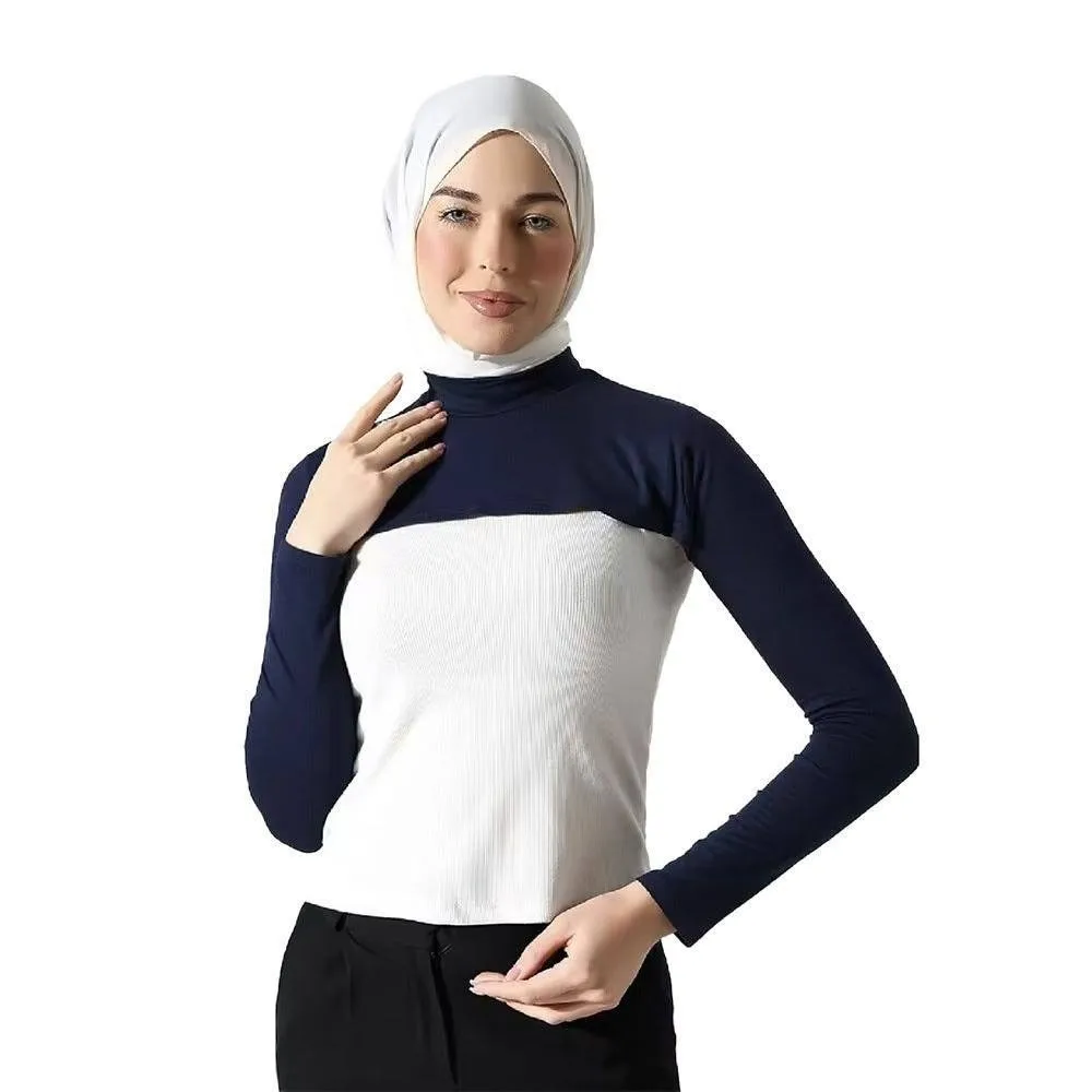 Full Neck Sunscreen Arm Sleeves Solid Color Arm Cover Long Sleeves Shawl Sun Protection Sleeve Long Cuff UV Resistant Shawl
