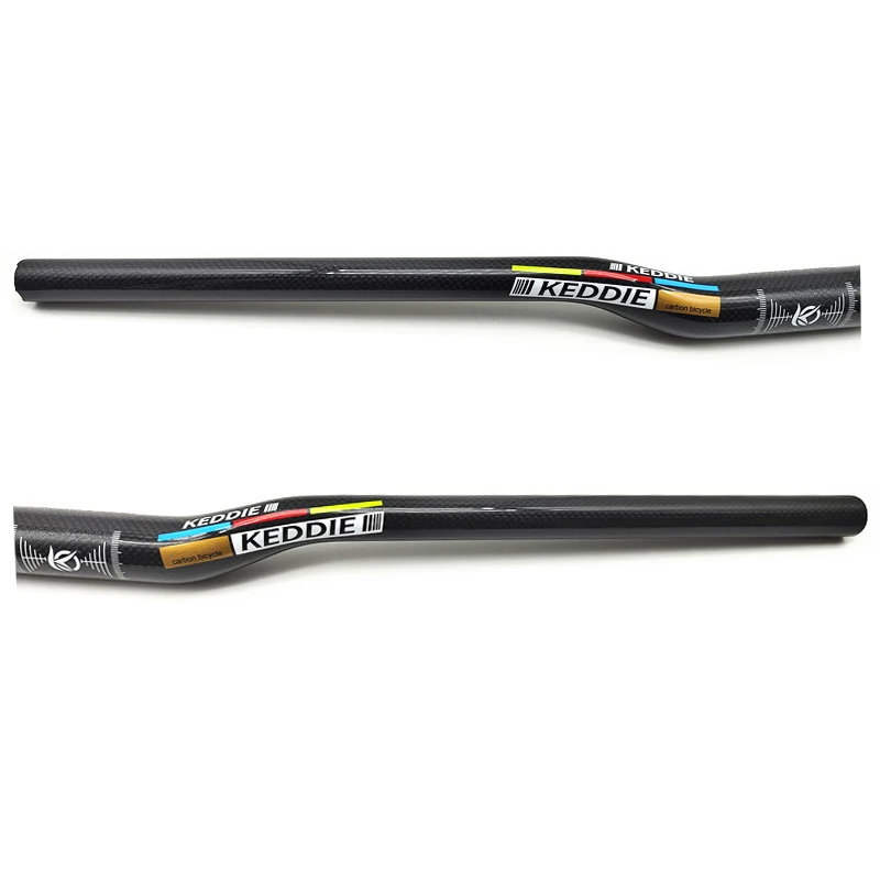 Full Carbon MTB Bike Handlebar 31.8*600-760mm Mountain Bicycle Handlebar T800 Carbon Lightweight Riser Flat Bar 3K Matte