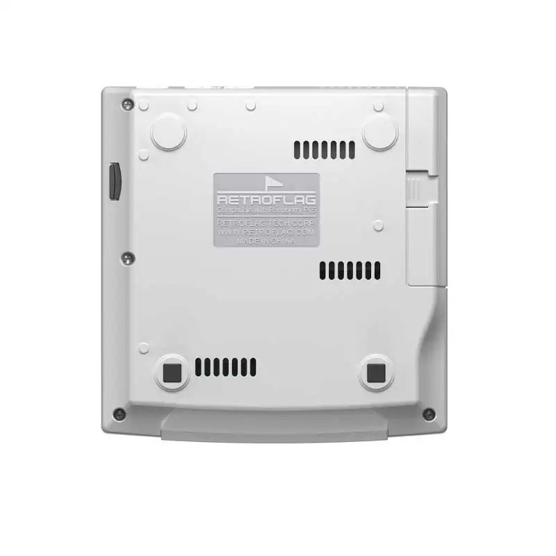 حافظة RETROFLAG Dream لجهاز Raspberry Pi5، مع فتحة بطاقة SD، ومنافذ LAN وHDMI، وزر إعادة الضبط القابل للتخصيص لنظام التبريد