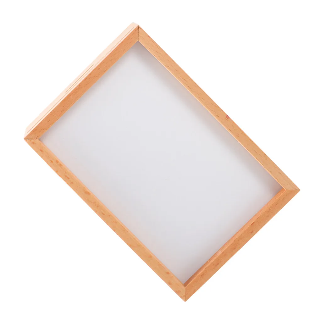1Pcs Wooden Photo Frame Natural Wood Texture Smooth Surface Thick Sturdy Structure for Photos Pressed Flowers Dried Plants