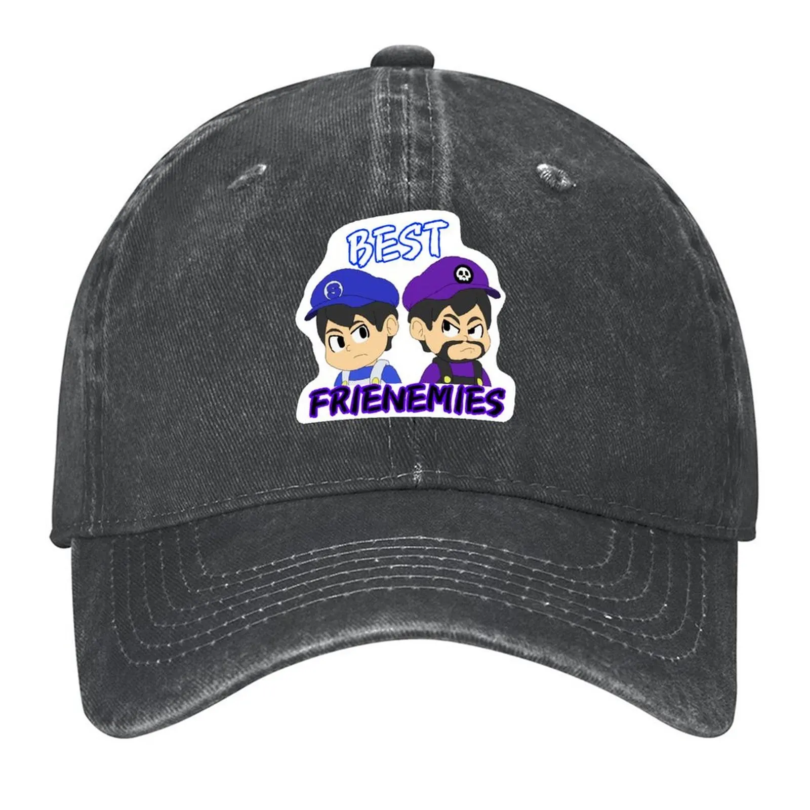 

SMG4 and SMG3 Best Frienemies Baseball Cap Mountaineering sun caps Big Size Hat Gentleman Hat Mens Hats Women's