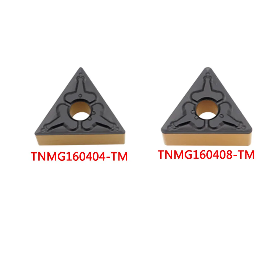 TNMG160404-TM CV7288 TNMG160408 تحول المخرطة باستخدام الحساب الآلي أدوات كربيد إدراج Twocolor سميكة مقاومة للاهتراء طلاء قطع قطع من الفولاذ