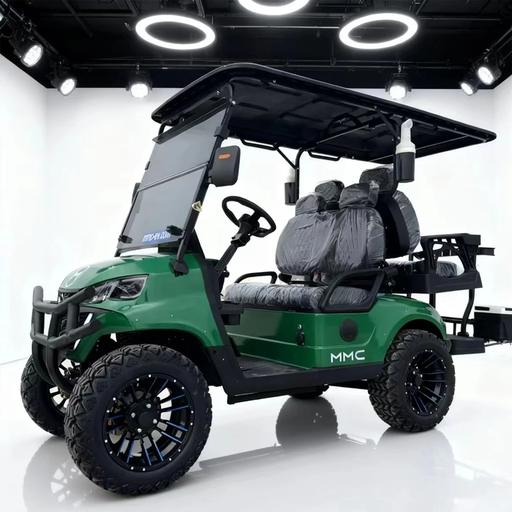 2025 مصنع MMC العلامة التجارية 48/72 فولت 4000 واط/7000 واط إطارات الطرق الوعرة المضادة للتآكل والصدأ الجسم 2/8 مقعد عربة جولف كهربائية عربات التي تجرها الدواب #5