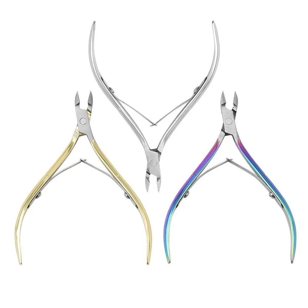 Stainless Steel Nail Cuticle Scissors Manicure Nipper Clipper Dead Skin Remover Cutter Tweezer Pedicure Trim Eagle Beak Pliers