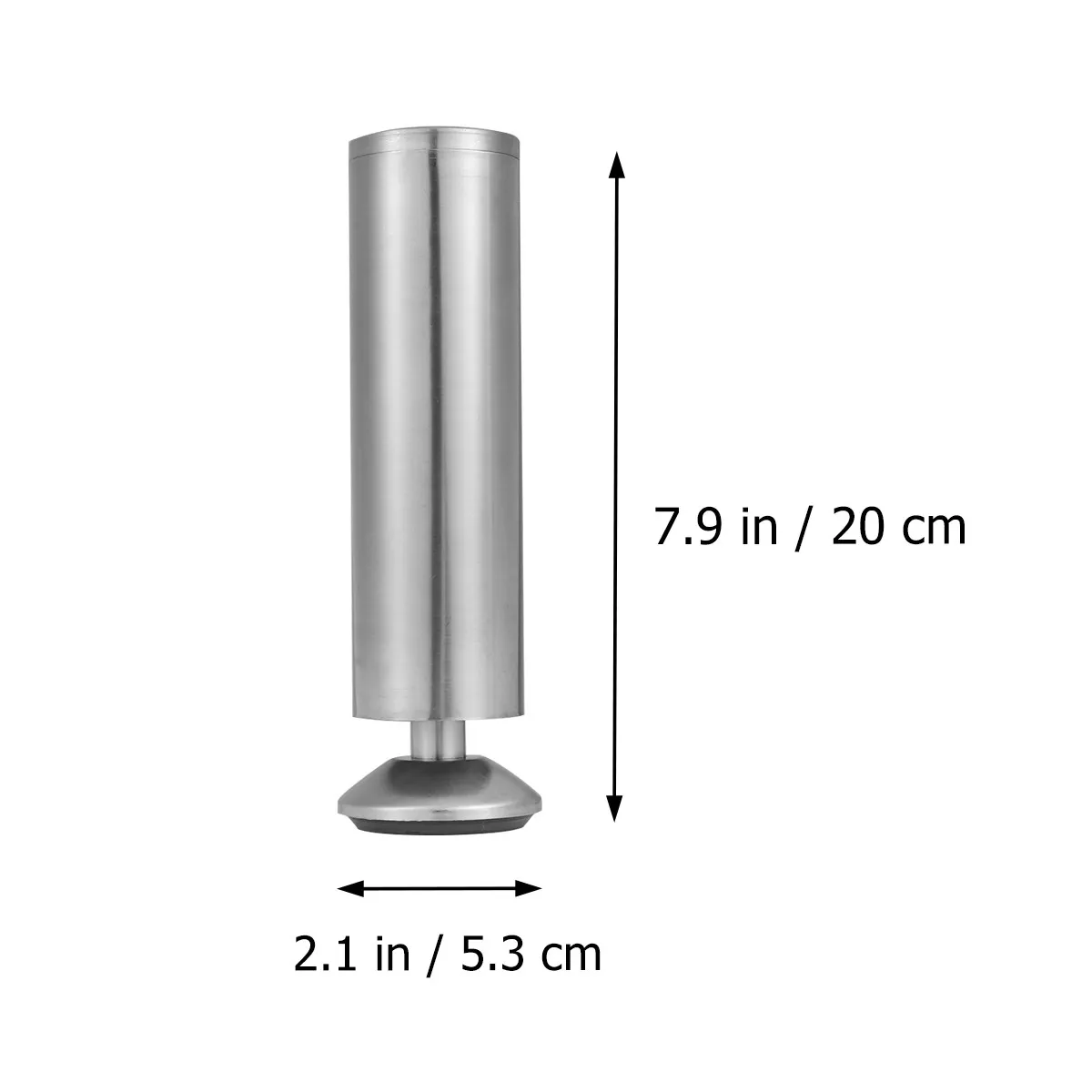 4Pcs Heavy Duty Stainless Steel Adjustable Cabinet Feet for Furniture Height Control Non Fading Corrosion Resistant Easy Install