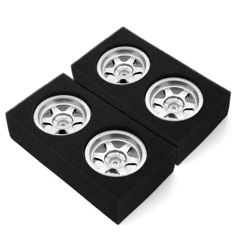 4 Stuks Metalen 2.2 Inch Beadlock Velgen Hub Voor 1/10 1/8 CROSSRC SXC10 TRX4 RC Auto Upgrade Onderdelen