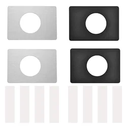 Door Lock Repair Board Stainless steel Door Lock Reinforcement Plate Deadbolt Fixing Filler Garage Reinforcer Covers Braces Kit