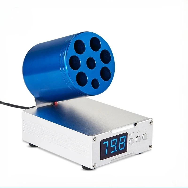 Dental Composite Resin Heater With Display Screen 8Hole 30‑70℃ Adjustable Constant Temperature Material Soften Warmer