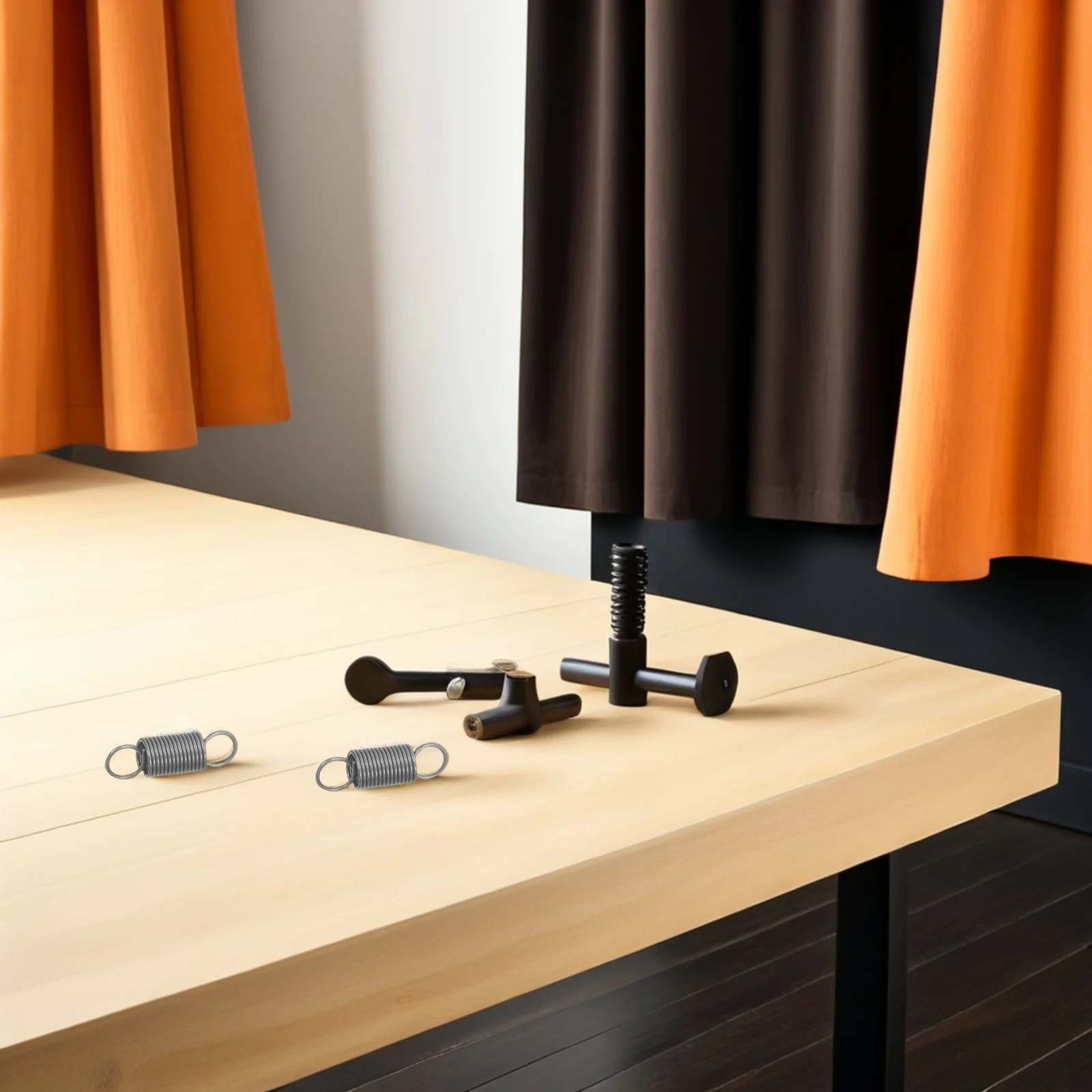 

20pcs Flat Mop Extension Spring 1/5 X 4/5 Inch 0.02'' Wire Diameter Dual Hook Tension Spring For Industrial Machinery