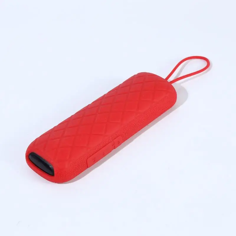 For TCLROKU Remote Control Cover Sleeve Glow In The Dark Non-slip Silicone Protective Soft Case Dustproof With Lanyard