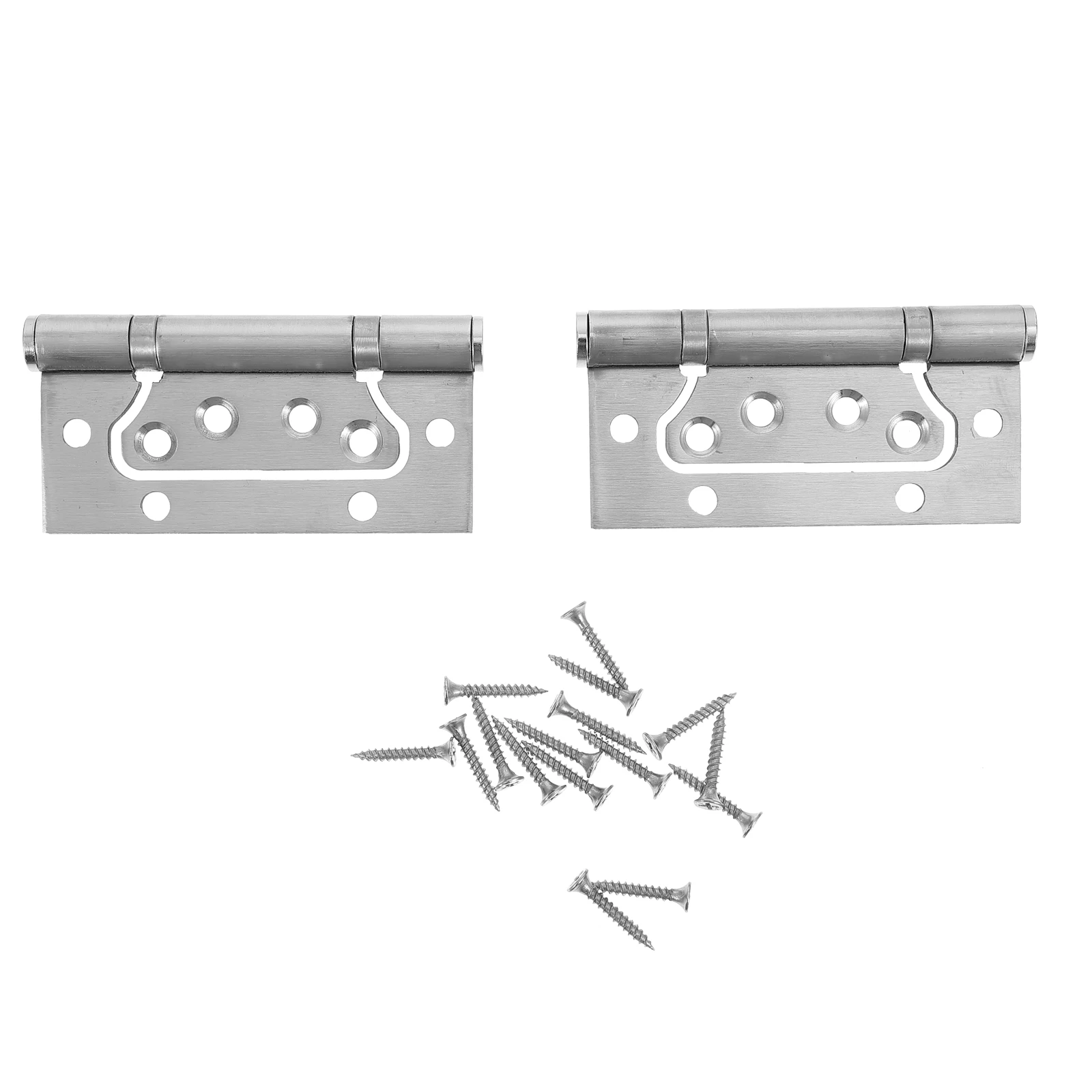 

2 Pcs Stainless Steel Hinges Thickened Bearing for Wooden Door Kitchen Cabinet Furniture Durable Smooth Quiet Anti for Various