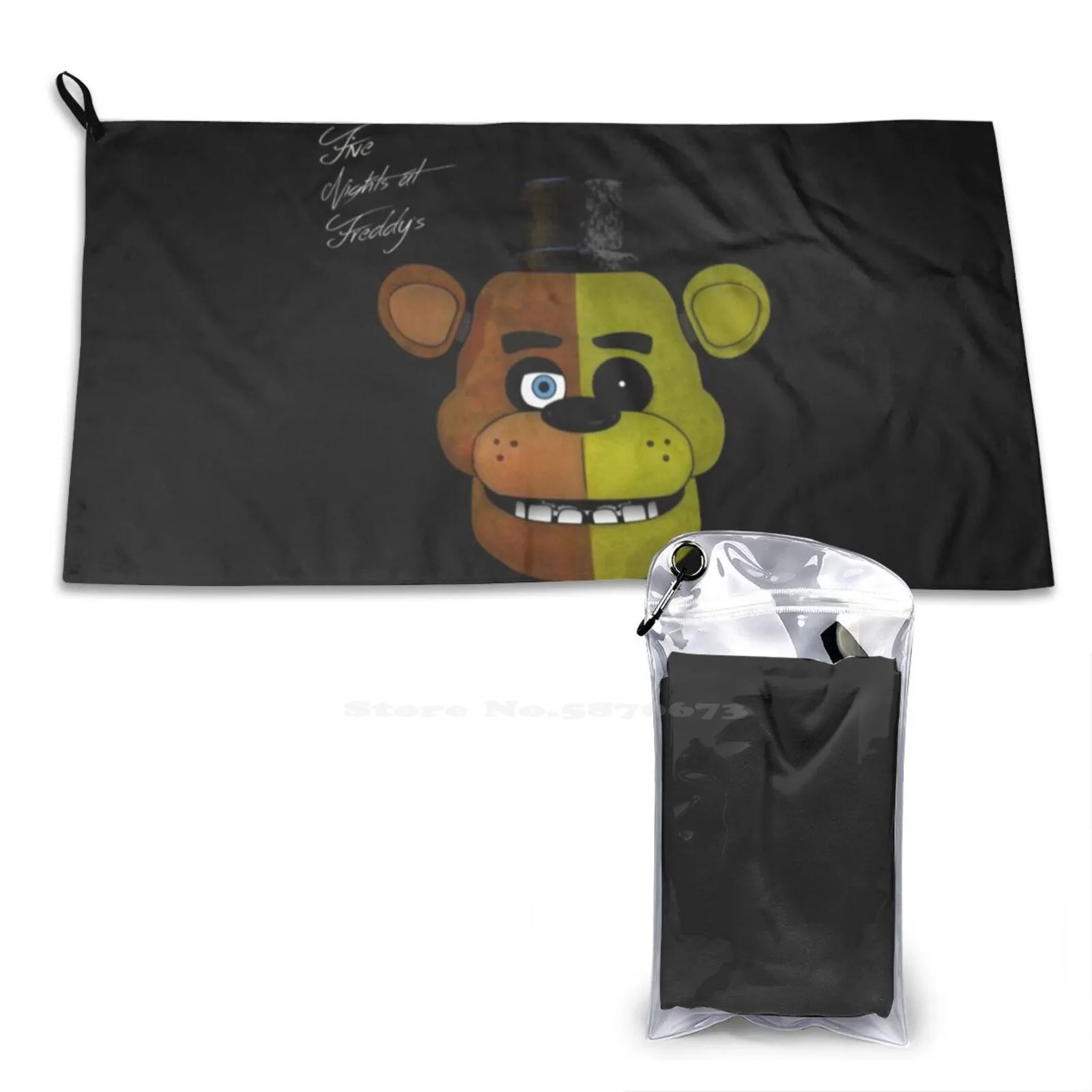 Fnaf Soft Towel Quick Dry Beach Towel Fnaf Five Nights At Golden Random