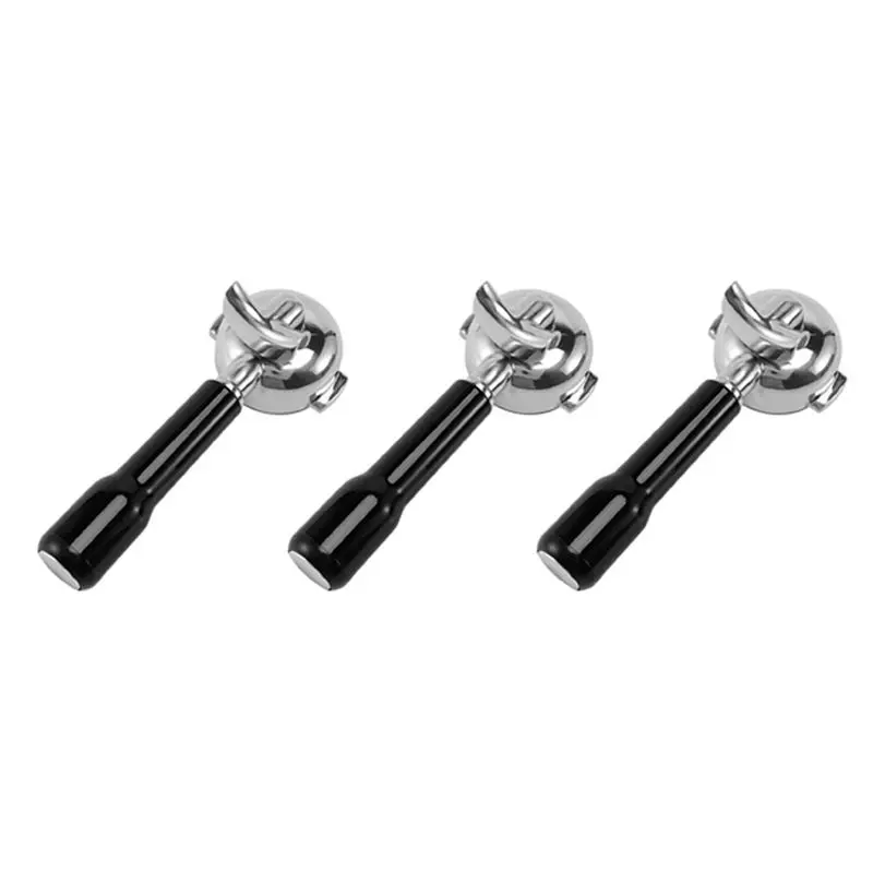 AA81-3X 58MM Stainless Steel Coffee Machine Portafilter Holder Portafilter For Rocket/ Expobar Double Mouth/ E61/ FAEMA
