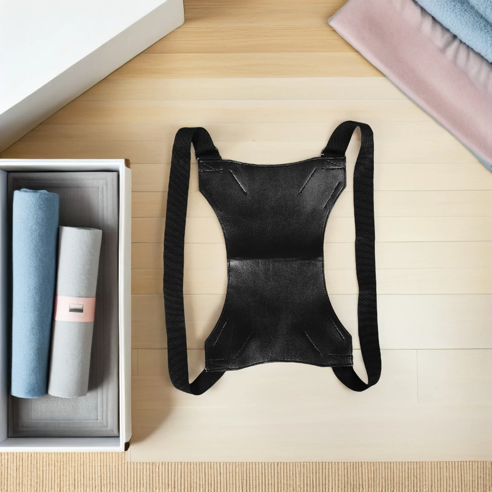 

Double Shoulder Sword Backpack Lightweight Durable Pretend Play Props For Halloween Role Play Party Photo