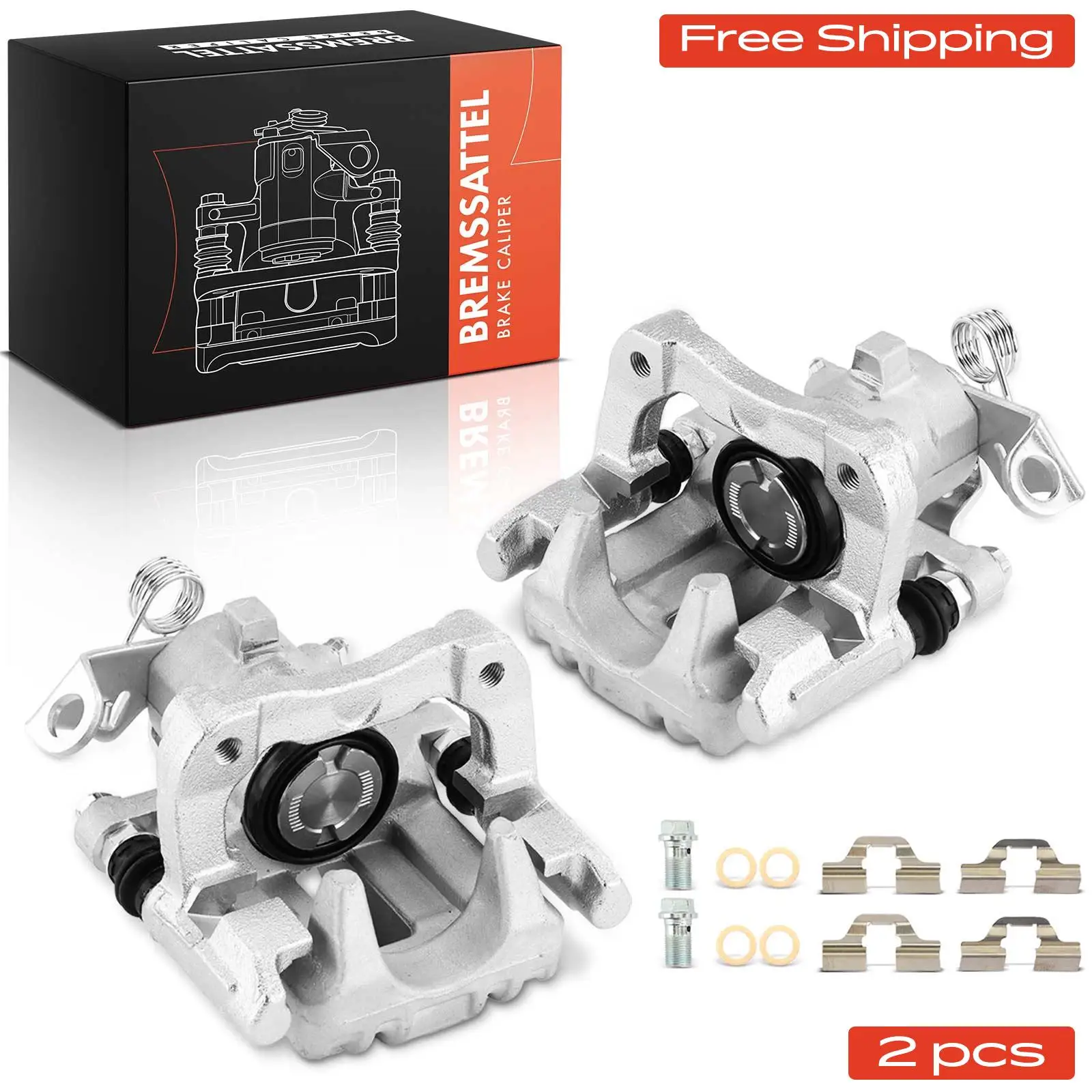 Frankberg 2x Remklauw Achteras Voor VW Golf IV Van New Beetle Polo Variant 19-B2570 8N0615423 1J0615424 8N0615424 19-B2571