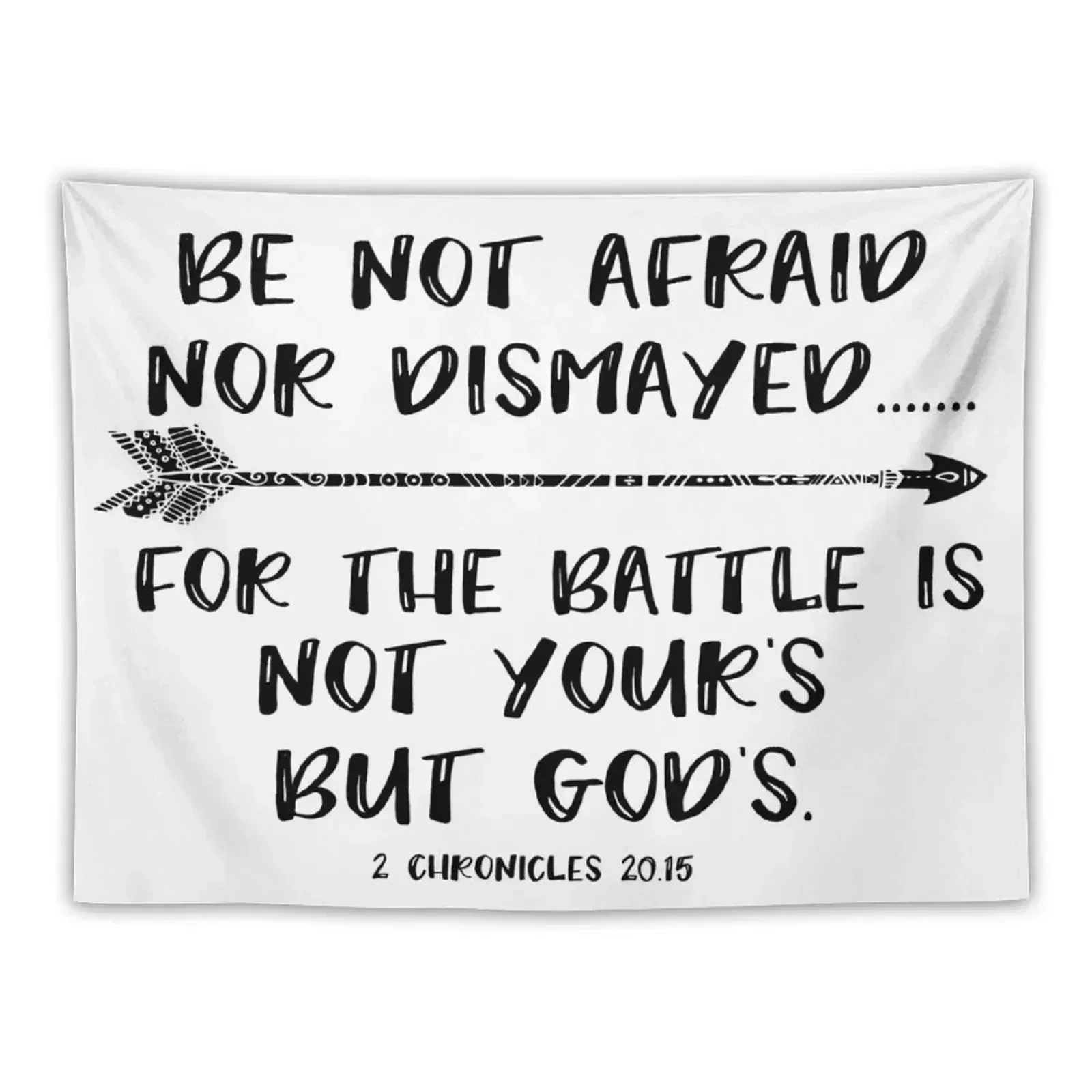 

Be Not Afraid Bible Verse Tapestry Hanging Wall Wall Hanging Decor Home Decorations Tapestry