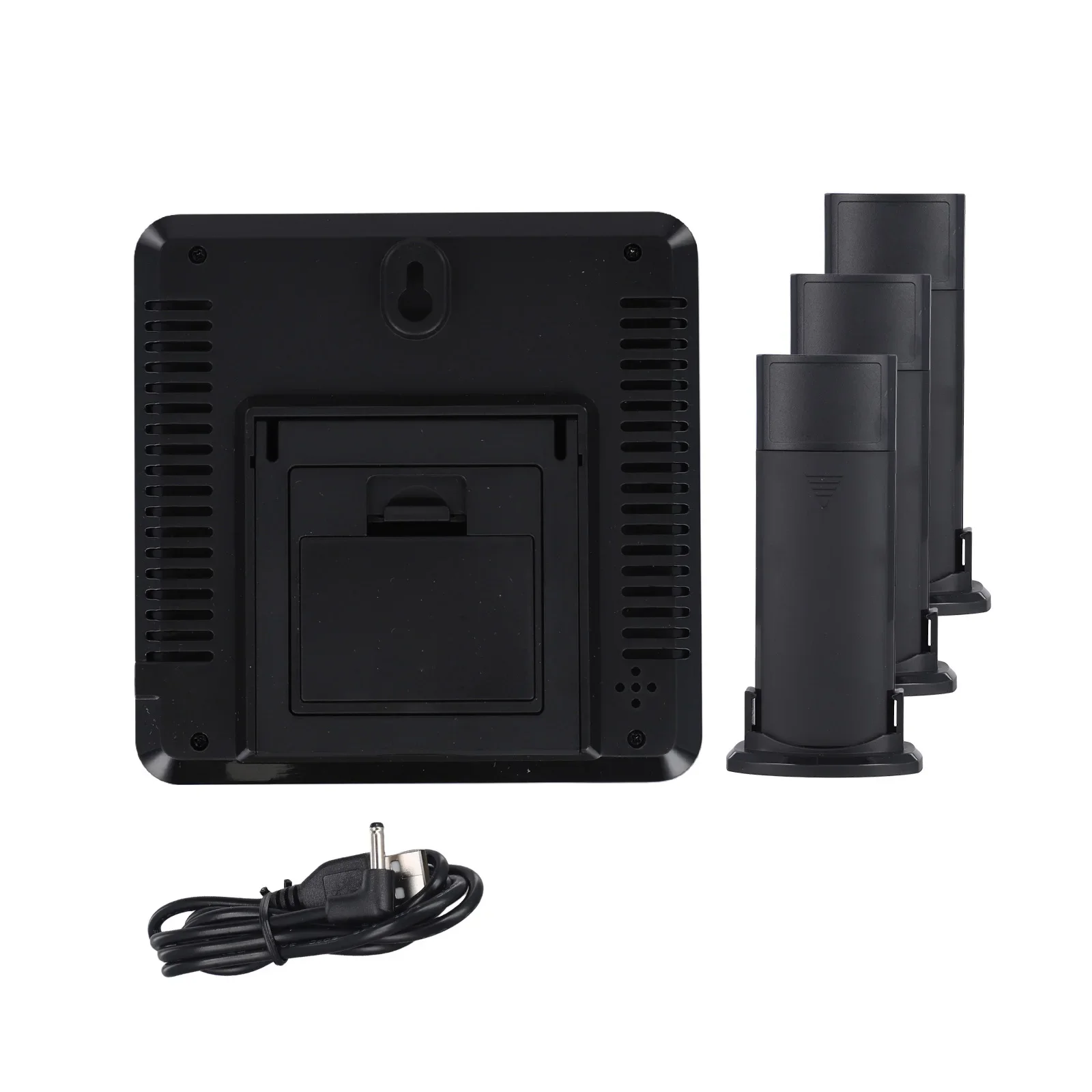 For Outdoor Use For Indoor Use Digital Weather Station Receiver Size 12.5*2*12.5 Cm USB AAA Battery Powered Humidity Detection