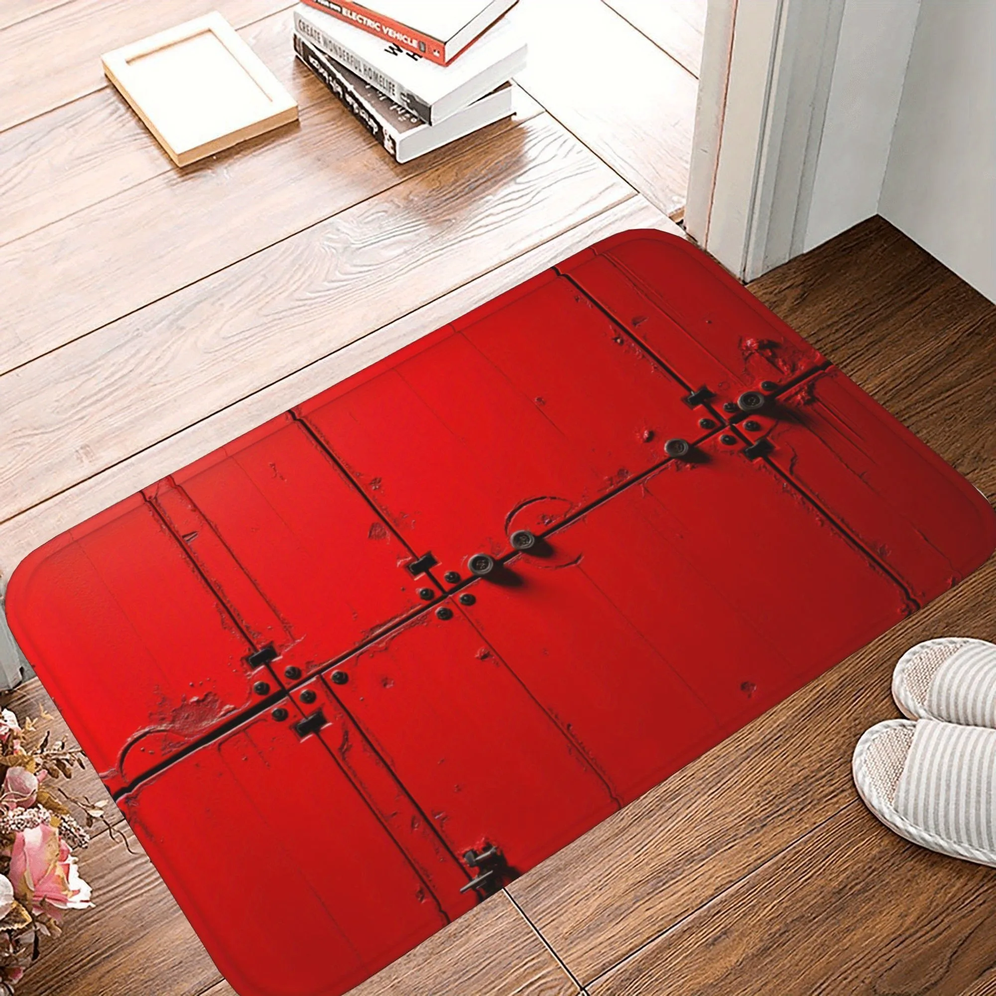 

1PC Door Kitchen Rug Non-Slip Door Mats Pop design Bathroom Rug Bath Mat Carpet for Home Sink Laundry Decor