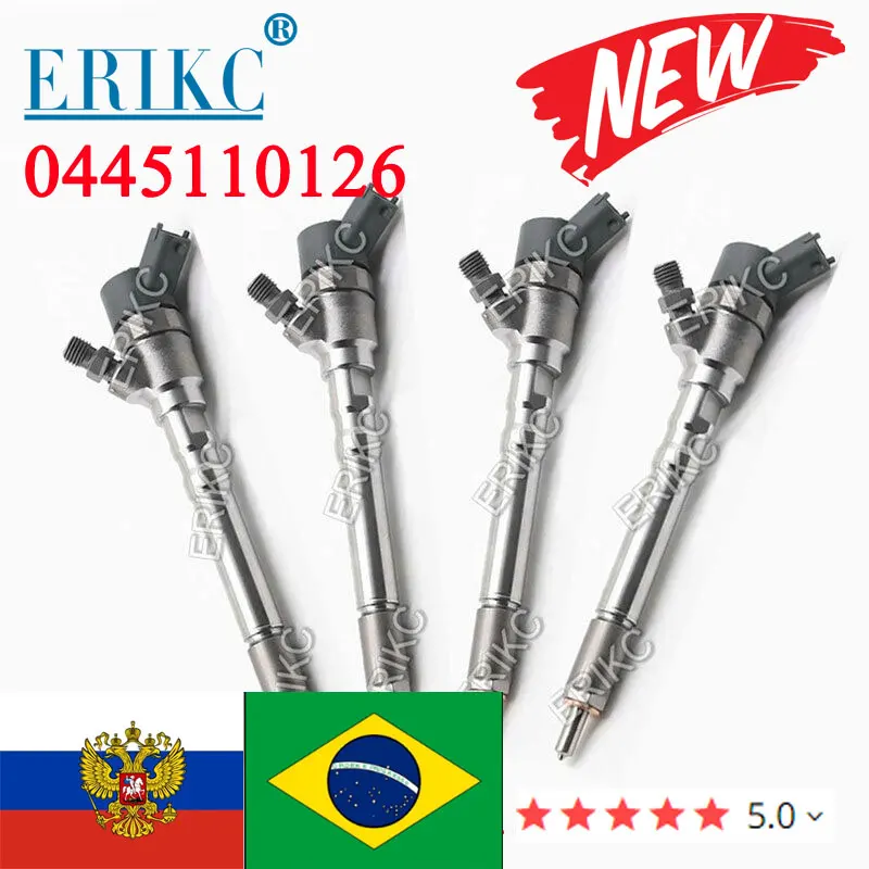 

4PCS 0445110126 New Diesel Engine Fuel Injector 33800-27900 0 445 110 126 For HYUNDAI KIA