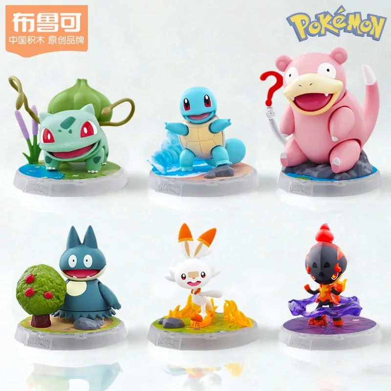 Blokees Pokemon Classic Series 2 Action Figure Building Blocks Movable Toy Collectible Model Gift for Boys