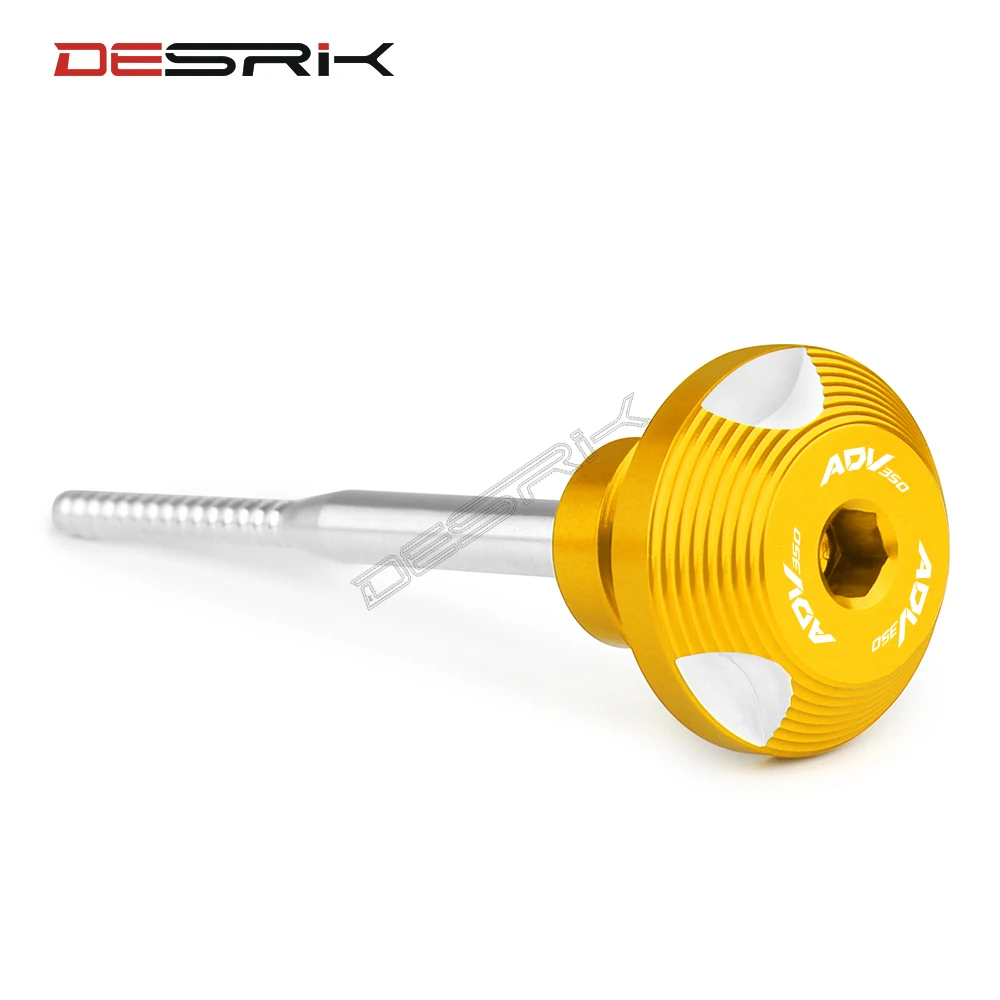 For HONDA ADV 350 ADV350 Motorcycle CNC Engine Oil Tank Dipstick probe Level Gauge Meter Oil Cap