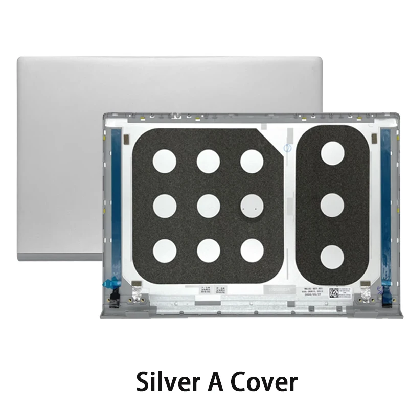 New Laptop Top Case  0WK1KG For Inspiron 14 5401 5402 5405 LCD Screen Back Cover Front Bezel Hinges 14.0 Inch Silver Metal