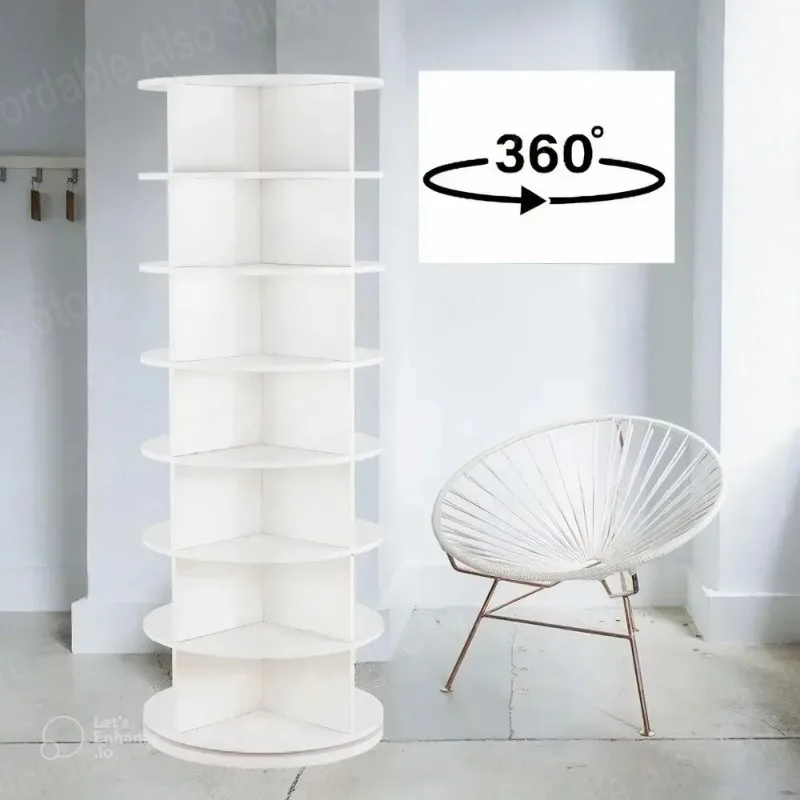 Rotating shoe rack 360° original, Spinning shoe rack, Lazy susan, Reloving, tower,original 7-tier hold over