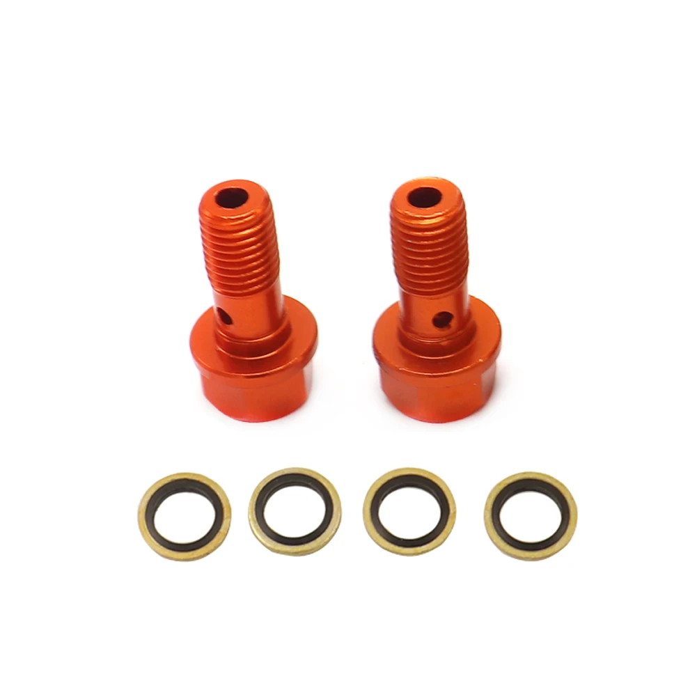 Hydraulic Clutch and Brake Oil Hose Fuel Hose Oil Cooler Refitting Aluminum M10 Bolts For Connector End