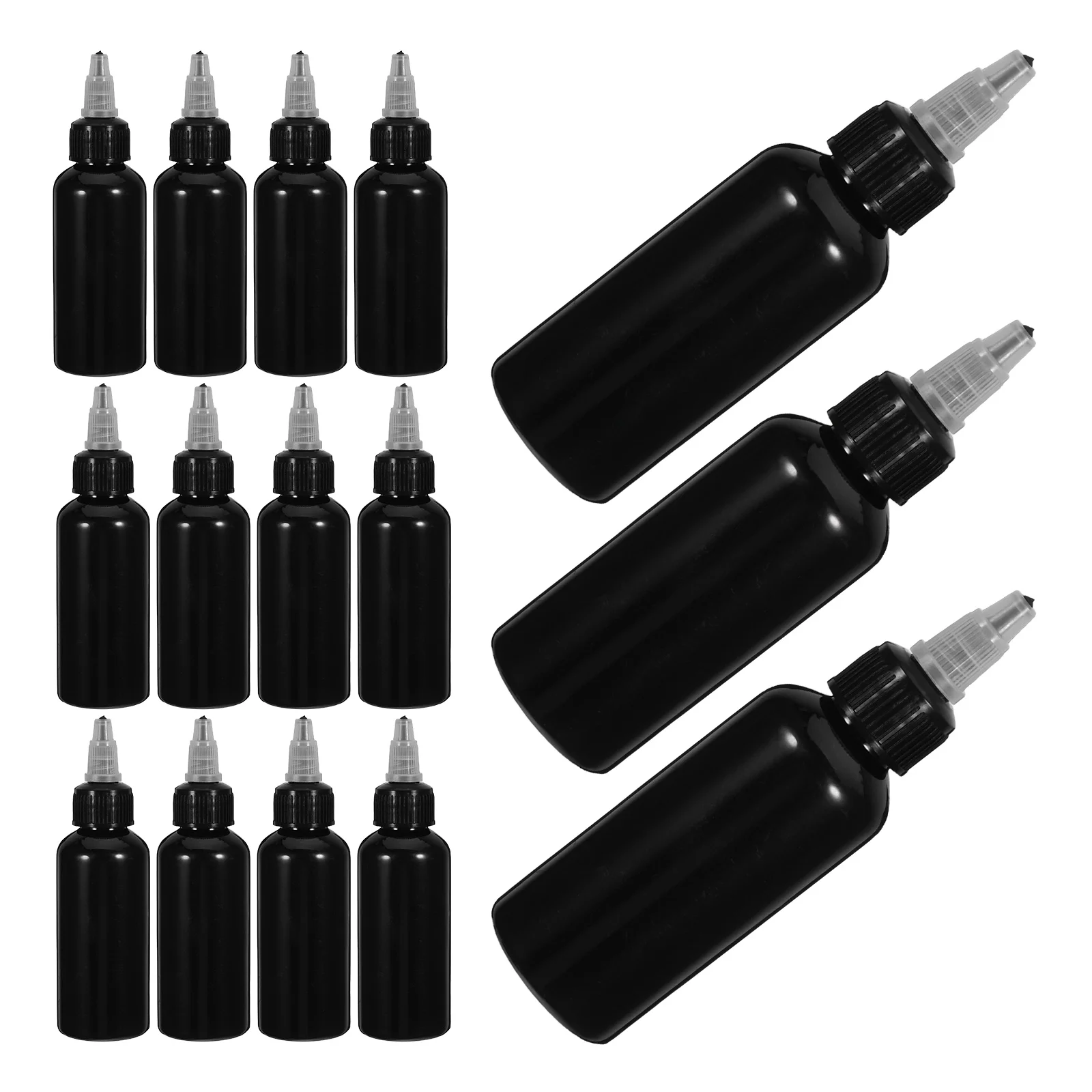 

15 Pcs Conical Pointed Mouth Bottle Squeeze Bottles The Pet Needle Tip Applicator