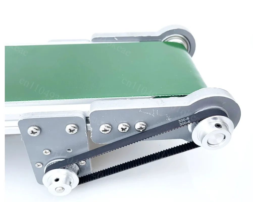 Small PVC Desktop Conveyor Belt Forward Reverse Speed Adjustable Pipeline Model Friction Science DIY Teaching Kit