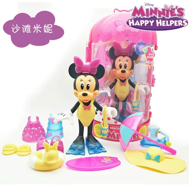 Bé Gái Disney Minnie Làm Đẹp Túi Xách Trang Trò Chơi Đồ Chơi Bộ Đồ Chơi Trang Điểm Làm Đẹp Hộp Quà Tặng