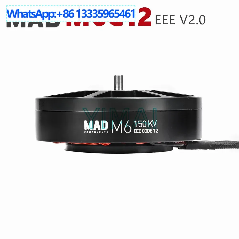 

MAD Multi-rotor Overhang Fixed Wing Helicopter Brushless External Rotor Brushless Motor Model Aircraft Motor M6C12 EEE