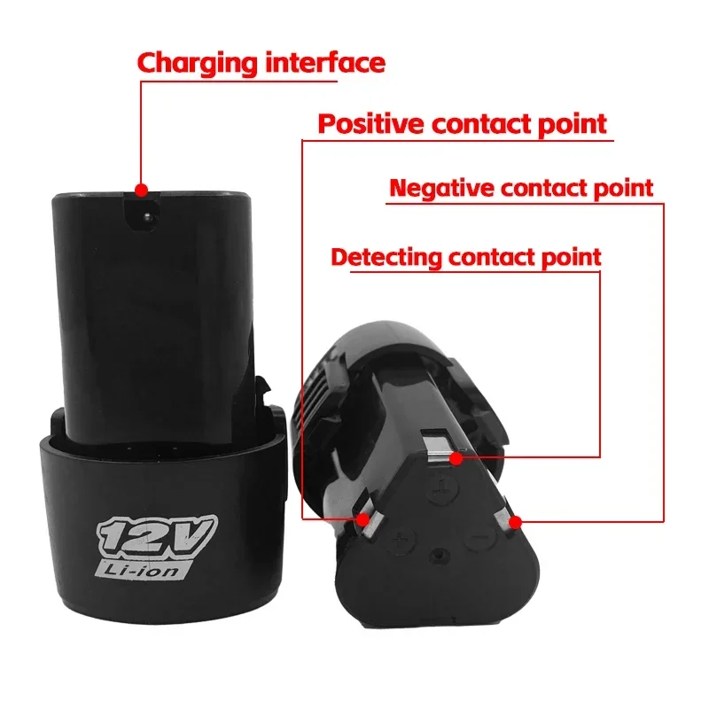 2024 100% Original 12V 9800mAh   B-type universal rechargeable battery for electric tools, electric screwdriver electric drill