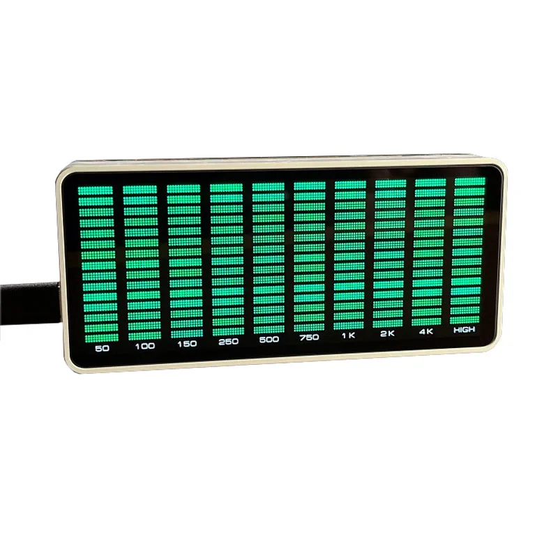 AK1016 LED espectro de música LED indicador de nivel de Audio pastilla ritmo amplificador de luz VU medidor para reproductor de Audio de coche lámparas de atmósfera