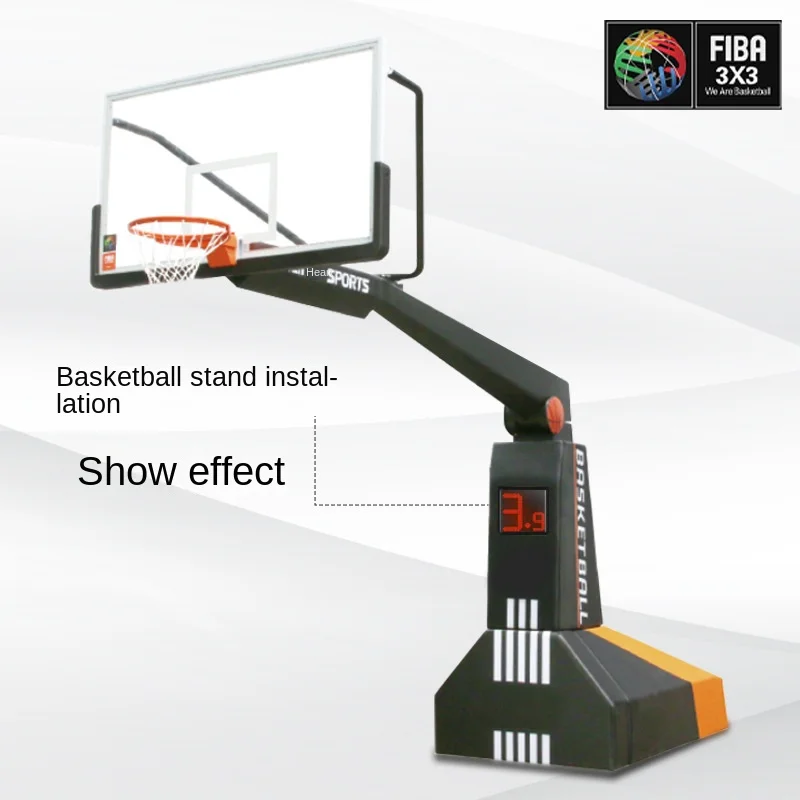 Professional FIBA 3X3 Basketball Portable Electronic Scoreboard with 12-Second Attack Timer for 3v3 Tournaments