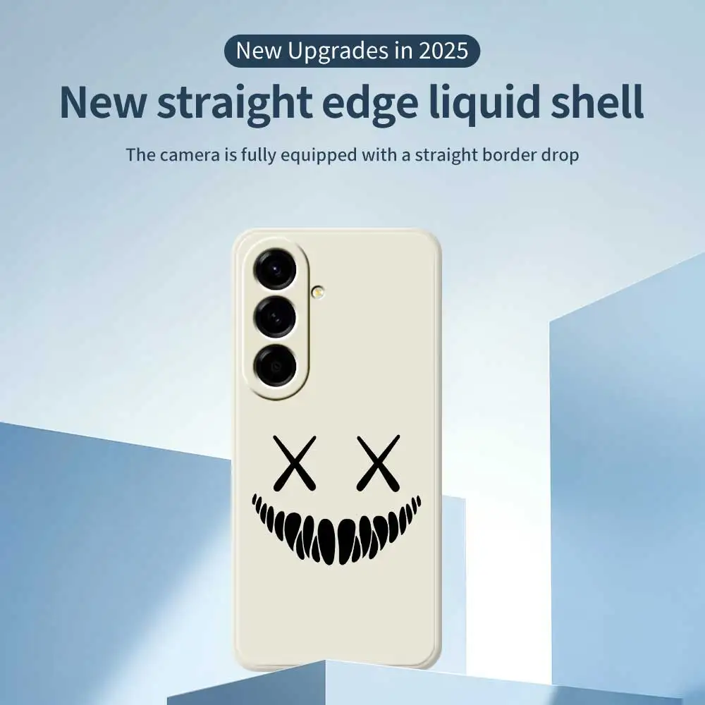 شخصية مبتسم الوجه قضية الهاتف لسامسونج غالاكسي A56 A32 A23 A22 5G A32 A23 4G A55 A54 A53 A52 A51 A35 A34 A31 غطاء ناعم