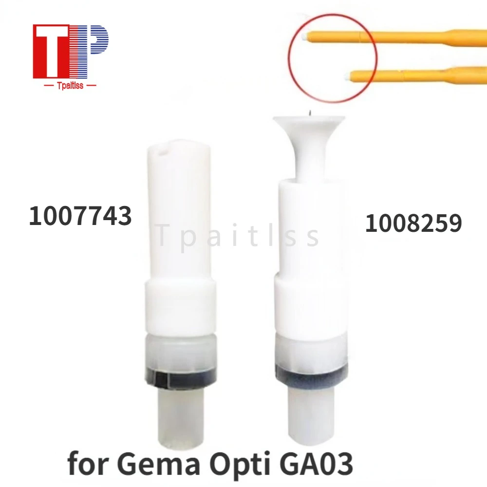 Tpaitlss Electrostatic Coating Round Nozzle Set 1007743 and Flat Nozzle Set 1008259 for Gema Opti GA03 Powder Spray Gun