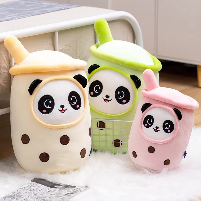 

Cute Stuffed Animals Boba Milk Tea Plush Pillow Cushion Cartoon Food Throw Pillow Soft Kids Toys for Girls Kawaii Room Decor