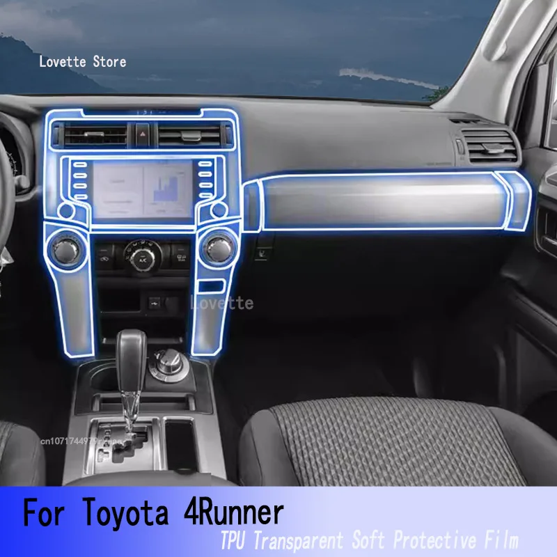 

For Toyota 4Runner 2022-2023 Car GPS Navigation Instrument Protective LCD TPU Screen Protector Anti-Scratch Film Fitting PPF