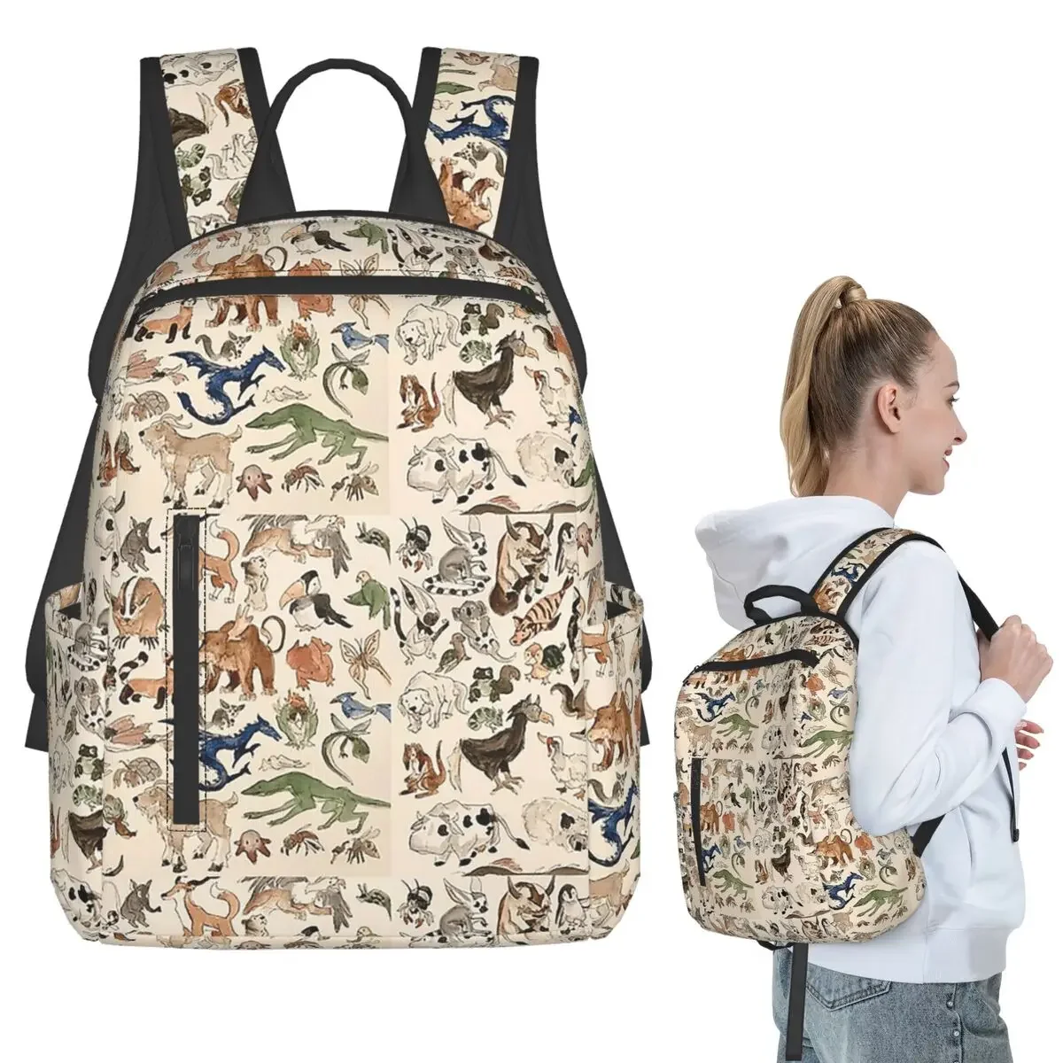 

Avatar The Last Airbender Show, Backpack Student Boys Girls BookBag Children School Bag Laptop Shoulder Bags for Men Women