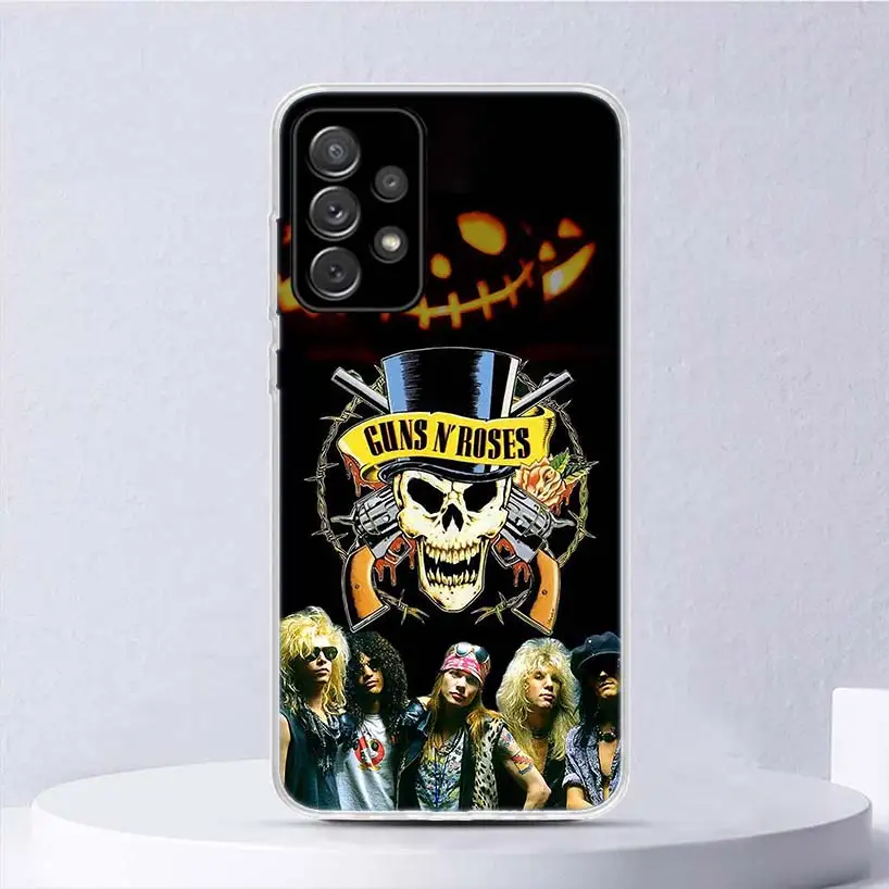 Guns N Roses Good Time Soft Case For Samsung Galaxy A15 A14 A13 A12 A55 A54 A53 A52 Phone Cover A35 A32 A33 A25 A23 A22 A05S A04