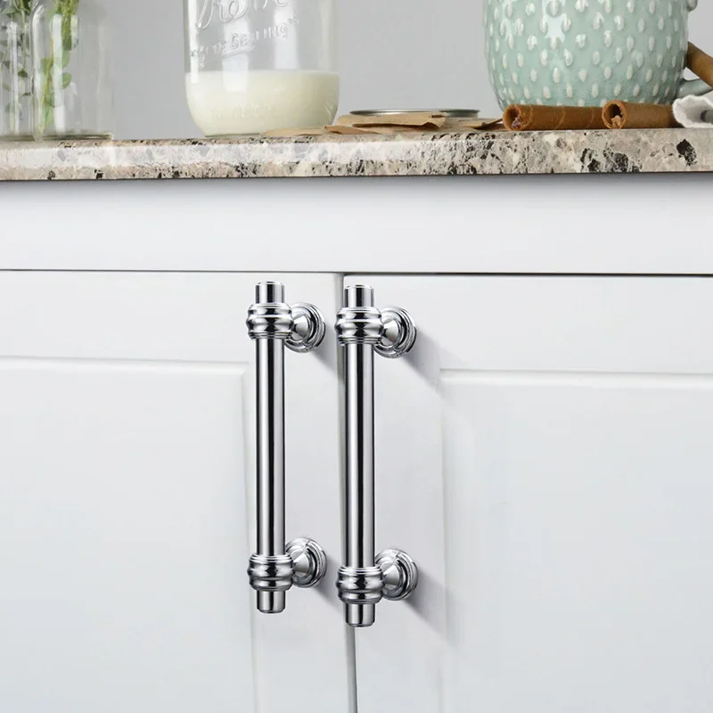 Modern Cabinet Handles Kitchen Handles Drawer Knobs Handles for Furniture Cupboard Pulls SN Gold Furniture Door Handle
