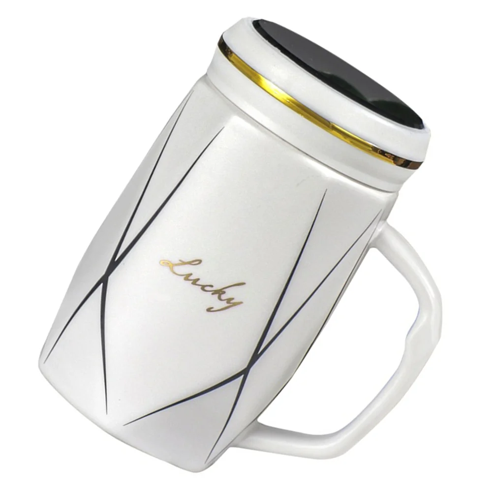 

Functional Mug Ceramics Drinking Drinks Office Cup Handheld Delicate Water Household Coffee Practical