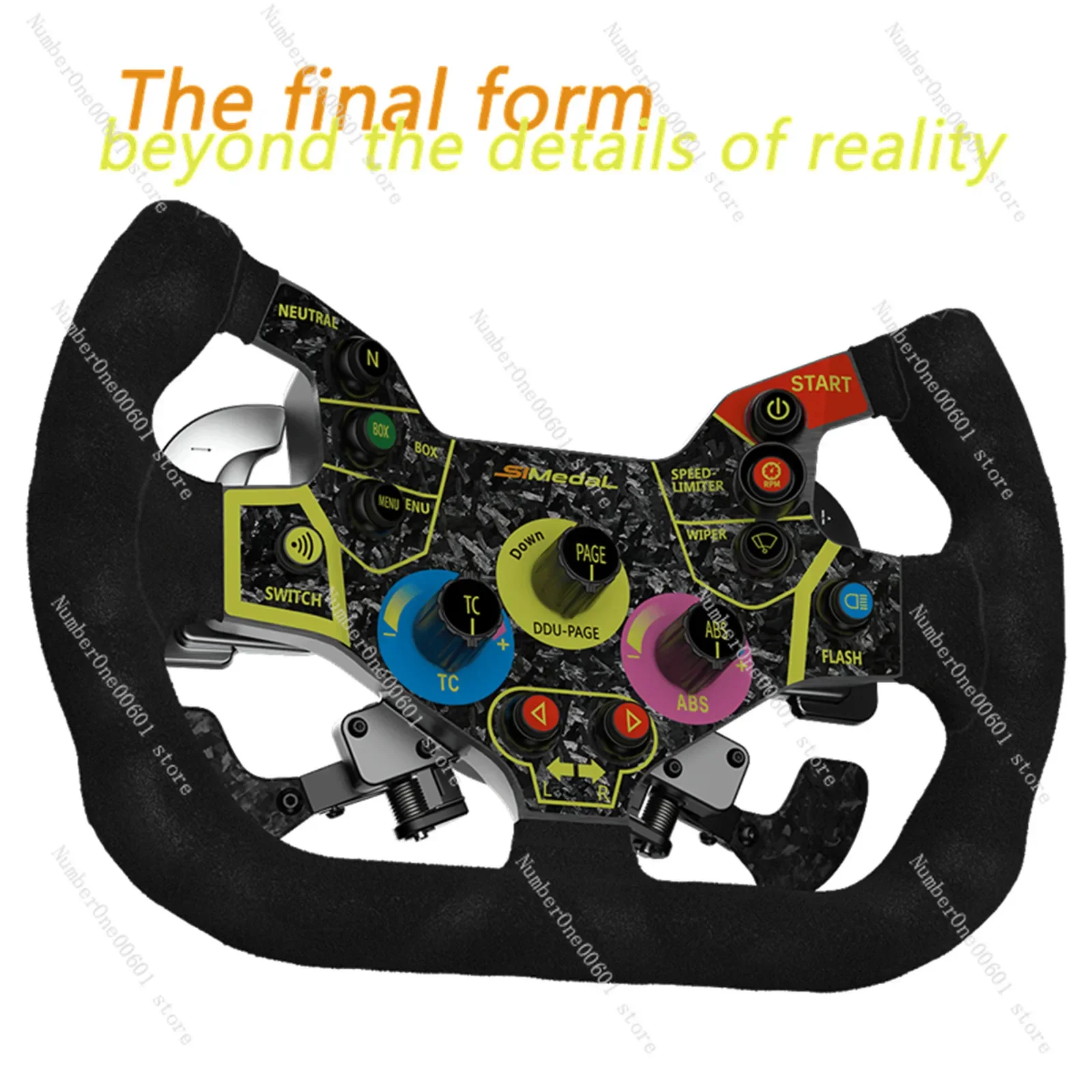 SIMEDAL X-GT Racing Simulator Game Steering Wheel for Simagic MOZA Fanatec Thrustmaster Simucube