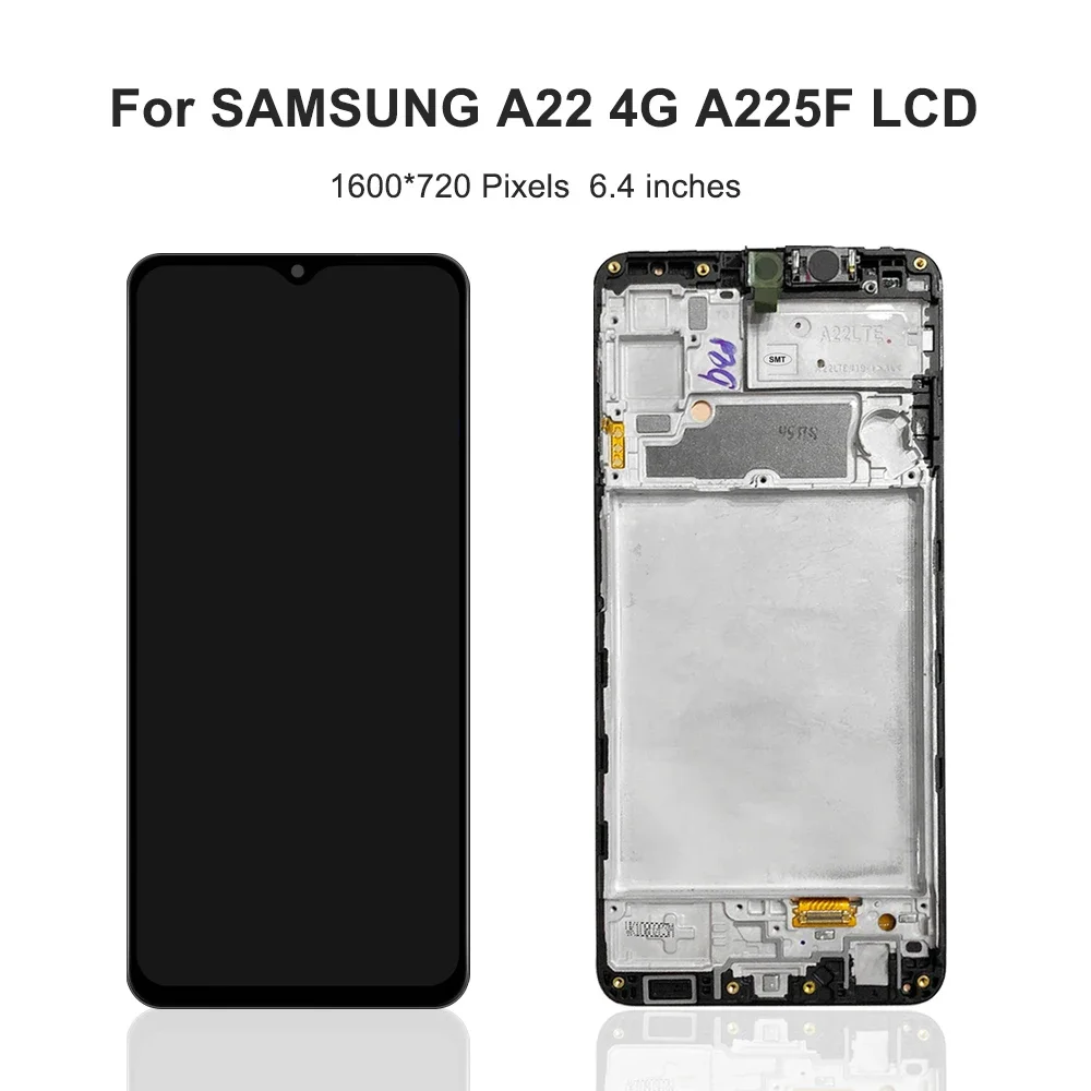 A22 4G For Samsung 6.4''For  A225 A225F/DS A225M A225M/DS LCD Display Touch Screen Digitizer Assembly Replacement