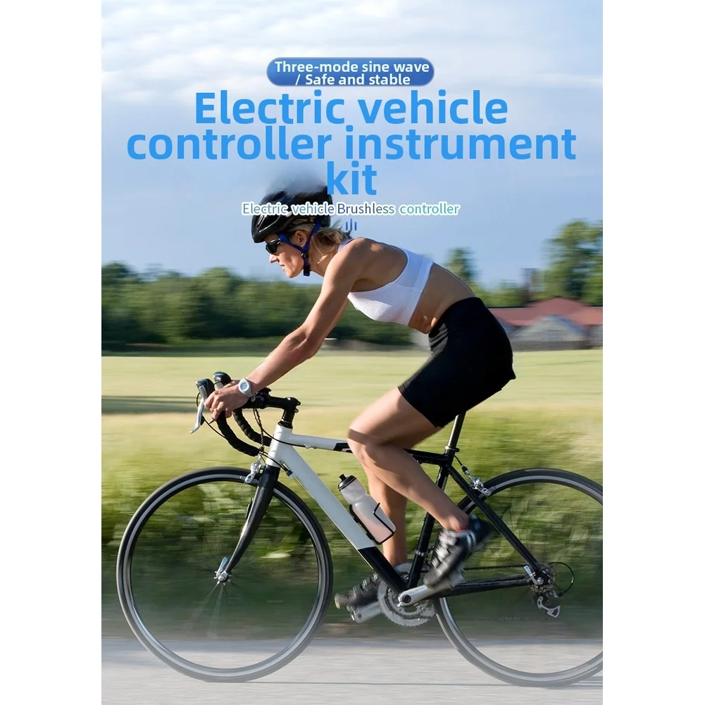Scooter Brushless Controller 36/48V 1500-3000W 18 Tube LCD Speed Control Instrument Electric Scooter Controller Replace Parts