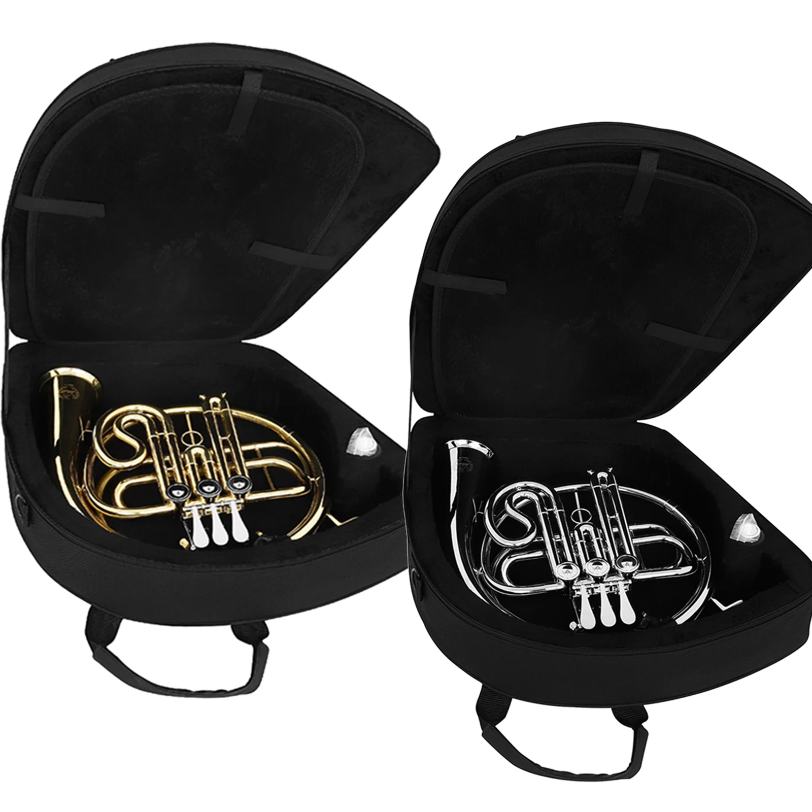 M MBAT Flat 3 Keys French Horn F/Bb Import Brass Lacquer Split French Horn Pro Brass Instrument for Concert Band Grading Playing