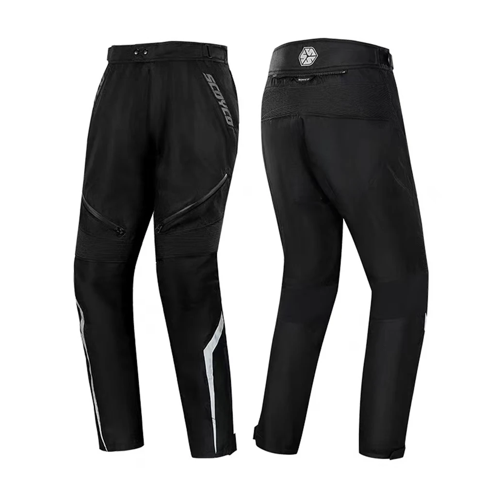 SCOYCO Autumn/Winter Motorcycle Riding Pants Season Thermal Pants Windproof Waterproof Rider Motorcycle Pants For Men