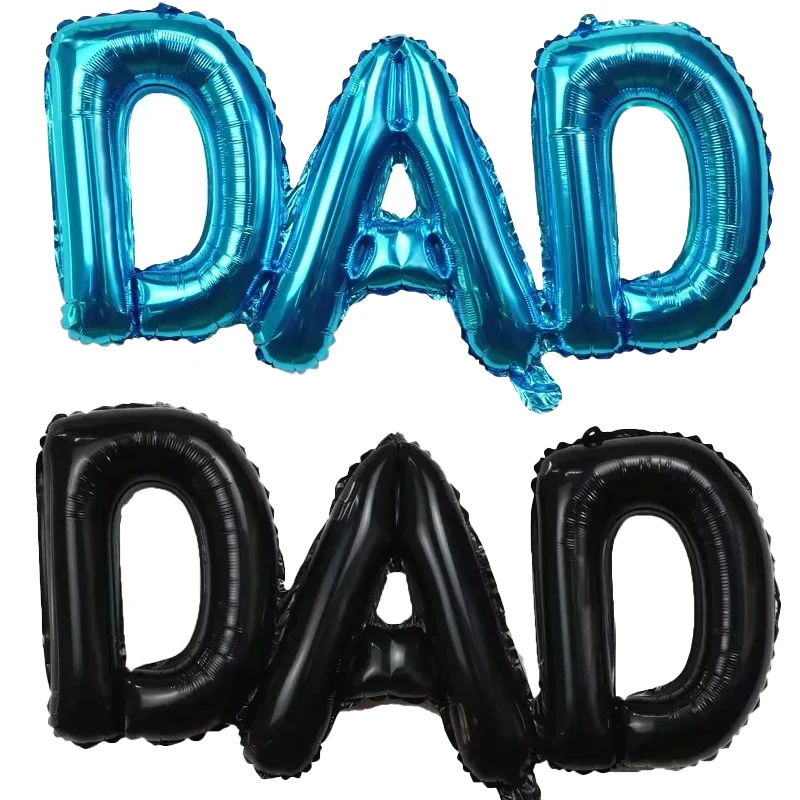 Siamese Letter DAD Aluminum Film Balloon Father's Day Theme Birthday Party Decoration Balloon